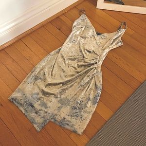 Lulus blue tie dye dress
